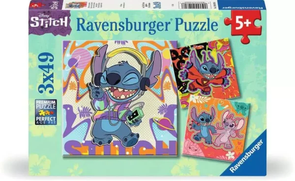 Ravensburger - Disney Stitch 3 x 49 Piece Puzzle