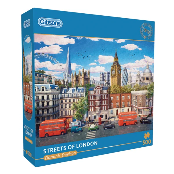 Gibsons - Streets of London 500 Piece Puzzle - Image 2