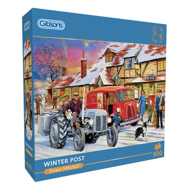 Gibsons - Winter Post 500 Piece Puzzle - Image 2
