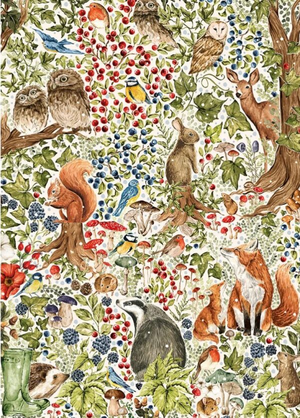 Gibsons - Art File - Woodland Wildlife 1000 Piece Puzzle