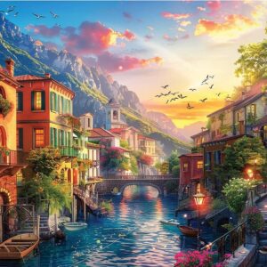 mediterranean village