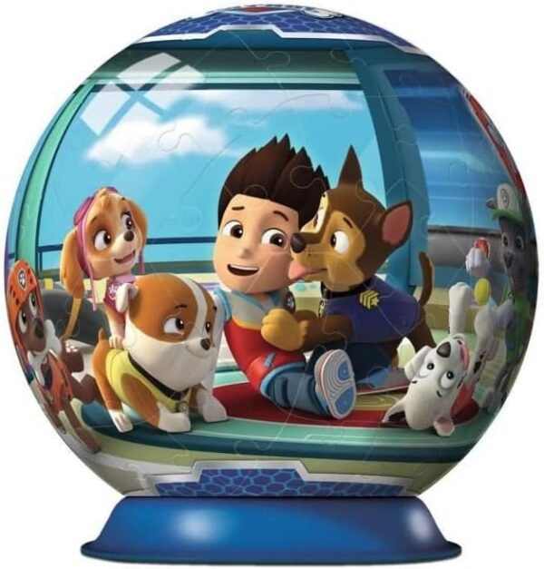 Ravensburger 3D Puzzle Ball, Paw Patrol 72 Pieces - Image 2