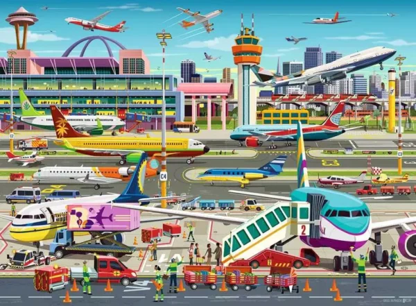 Ravensburger - Airport Central 150 Piece Puzzle