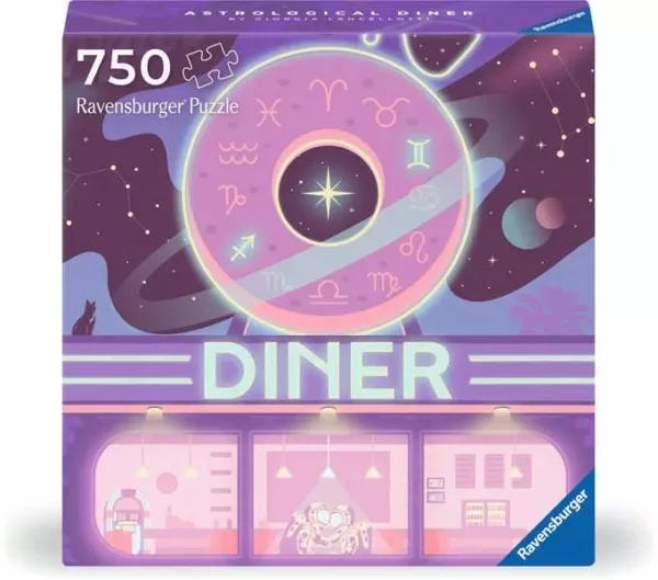 Ravensburger - Art & Soul Astrological Diner 750 Piece Puzzle