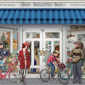 Holdson - Victorian Day Out, Bikes, Bicyclettes, Bikes 1000 Piece Puzzle
