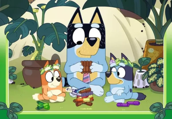 Ravensburger - Bluey, Let's do This 2 X 24 Piece Puzzle - Image 3