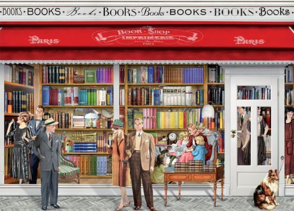 Holdson - Victorian Day Out, Book Shop 1000 Piece Puzzle
