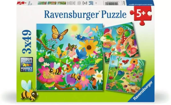 Ravensburger - Bugs, Bugs, Bugs 3 x 49 Piece Puzzle