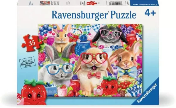 Ravensburger Bunnies and Berries 35 Piece Puzzle - Image 2