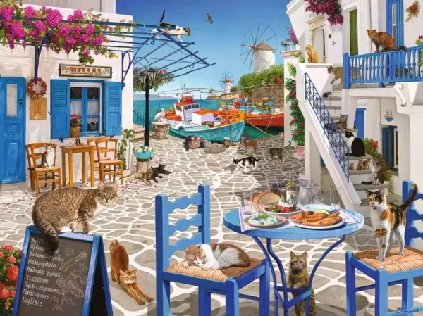 Ravensburger - Cats of Mykonos 1500 Piece Puzzle