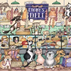 Ravensburger - Dapper Dogs, Digby's Deli 1000 Piece Puzzle