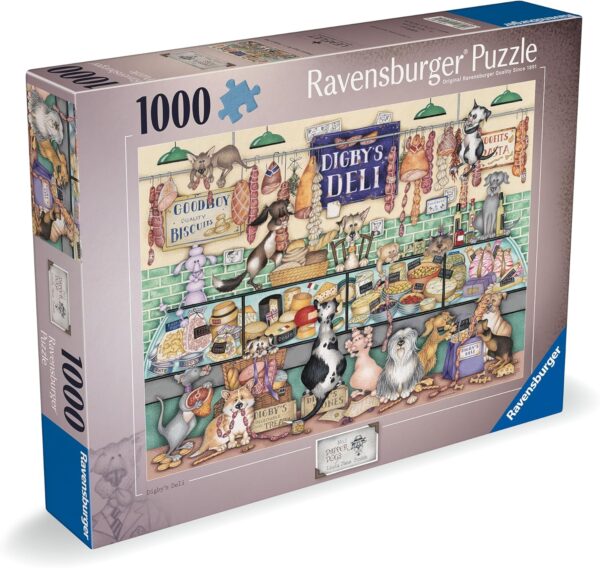 Ravensburger - Dapper Dogs, Digby's Deli 1000 Piece Puzzle - Image 2