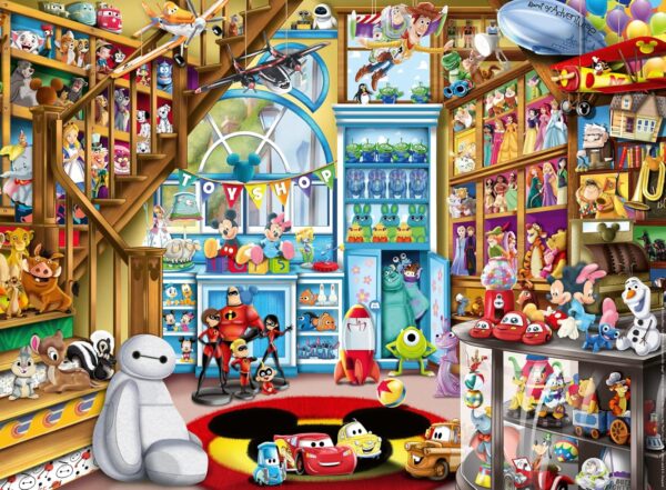 Ravensburger - Disney Stamps & Toys 2 x 500 Piece Puzzles - Image 2
