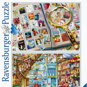 Ravensburger - Disney Stamps & Toys 2 x 500 Piece Puzzles