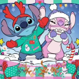 Ravensburger - Disney Stitch, Christmas 100 Piece Puzzle