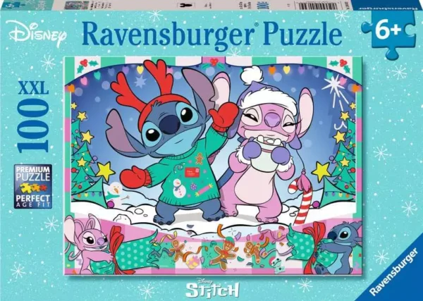 Ravensburger - Disney Stitch, Christmas 100 Piece Puzzle - Image 2