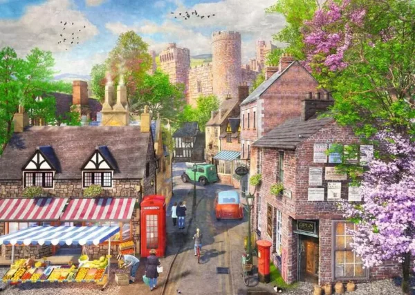 Ravensburger - Down the Lane No 5, Castle Lane 1000 Piece Puzzle