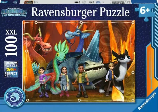 Ravensburger - Dragons, The Nine Realms 100 Piece Puzzle - Image 2