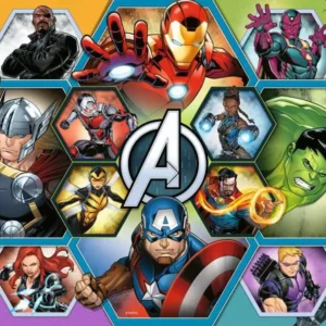 Ravensburger - Marvel Avengers, Earths Mightiest Heroes 100 Piece Puzzle