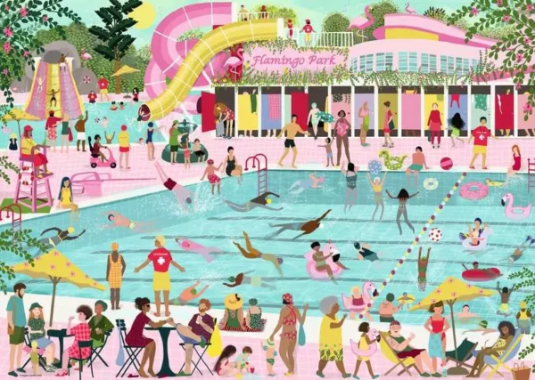 Ravensburger - Flamingo Park 1000 Piece Puzzle