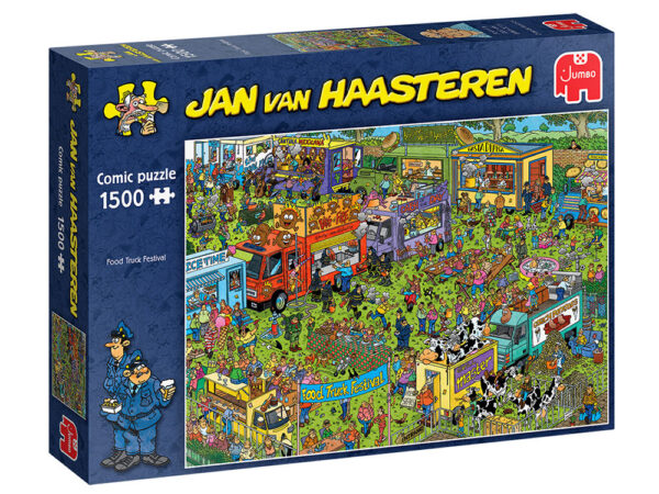 Jumbo - Jan Van Haasteren - Food Truck Festival 1500 Piece Puzzle - Image 2