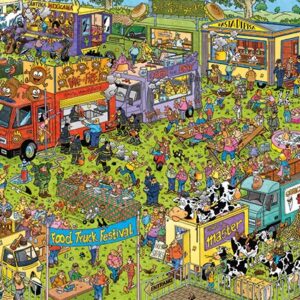 Jumbo - Jan Van Haasteren - Food Truck Festival 1500 Piece Puzzle