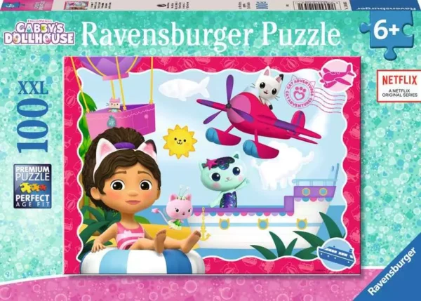 Ravensburger - Gabby's Dollhouse - Cat Adventures 100 Piece Puzzle - Image 2