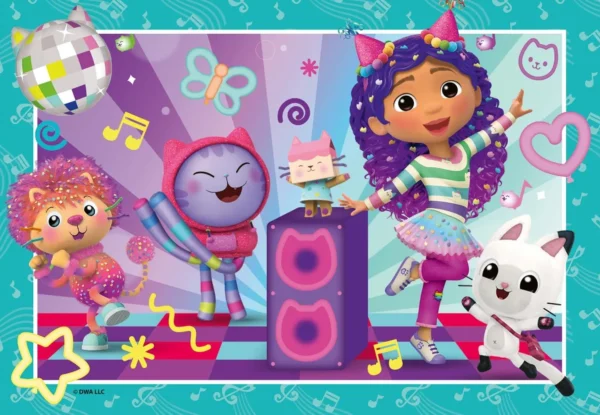 Ravensburger - Gabby's Dollhouse, Ready to Party 2 X 24 Piece Puzzle - Image 2