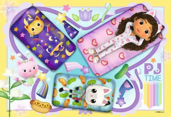Ravensburger - Gabby's Dollhouse, Magical Sleepover 2 X 12 Piece Puzzle - Image 2