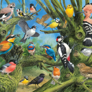 Eurographics - Garden Birds, Jardin 1000 Piece Puzzle