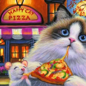 Ravensburger Happy Cat Pizza 35 Piece Puzzle