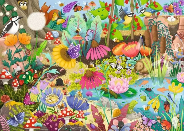 Ravensburger - Little Garden World 1000 Piece Puzzle