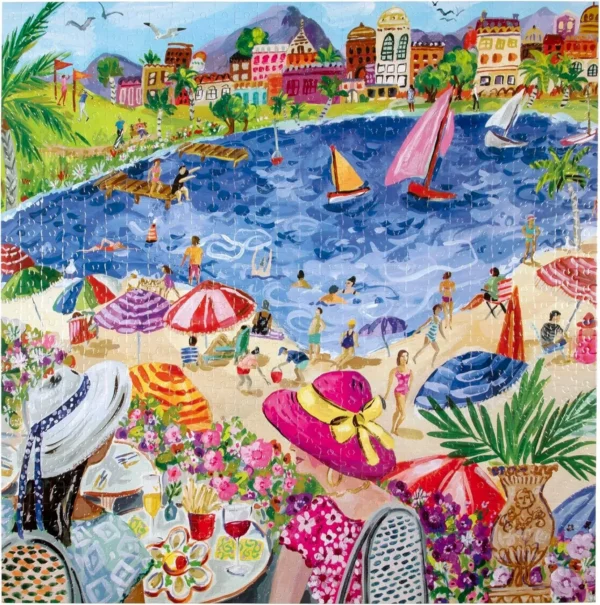 eeBoo - Lunch by the Sea 1000 Piece Puzzle - Image 2