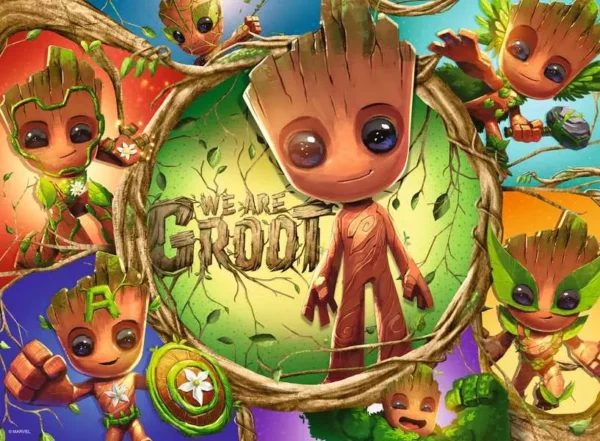 Ravensburger - Marvel, We are Groot 100 Piece Puzzle