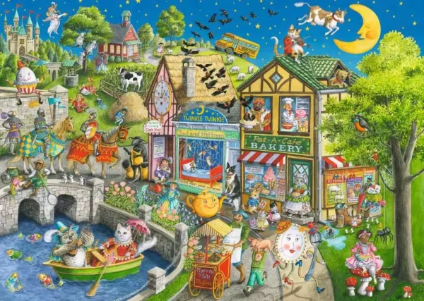 Ravensburger - Mother Gooseville 1000 Piece Puzzle