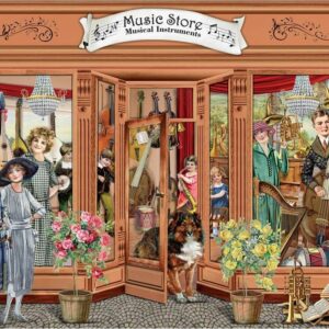 Holdson - Victorian Day Out, Music Store 1000 Piece Puzzle