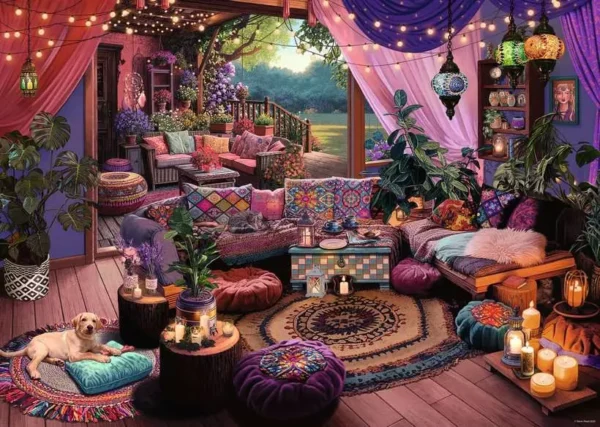 Ravensburger - My Haven No 12, Boho Retreat 1000 Piece Puzzle