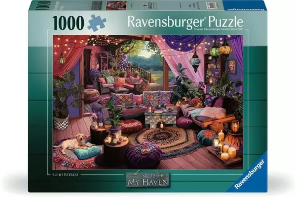 Ravensburger - My Haven No 12, Boho Retreat 1000 Piece Puzzle - Image 2