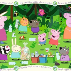 Ravensburger Peppa Pig, Recycle Together 35 Piece Puzzle
