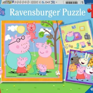 Ravensburger - Peppa's Family & Friends 3 x 49 Piece Puzzle