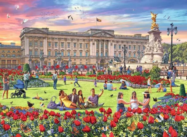 Ravensburger - Happy Days No 5, Royal Residences 4 x 500 Piece Puzzles - Image 2