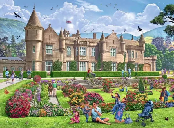 Ravensburger - Happy Days No 5, Royal Residences 4 x 500 Piece Puzzles - Image 4