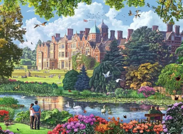 Ravensburger - Happy Days No 5, Royal Residences 4 x 500 Piece Puzzles - Image 5