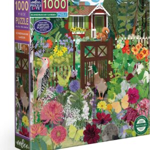 eeBoo - Scandinavian Garden 1000 Piece Puzzle