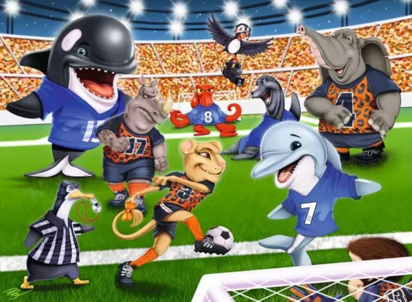Ravensburger - Soccer Field Flair 150 Piece Puzzle