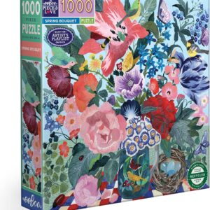 eeBoo - Spring Bouquet 1000 Piece Puzzle