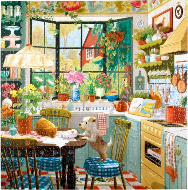 eeBoo - Springtime Kitchen 1000 Piece Puzzle - Image 2