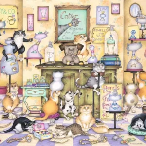 Ravensburger - Crazy Cats, Tabby & Co 500 Piece Puzzle