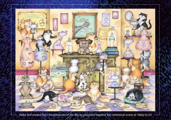 Ravensburger - Crazy Cats, Tabby & Co 500 Piece Puzzle - Image 2