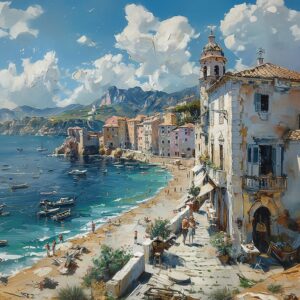 Anatolian - The Village by the Sea 1000 Piece Puzzle